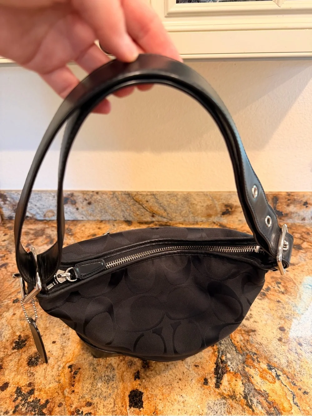 Coach Black Convertible Shoulder Bag